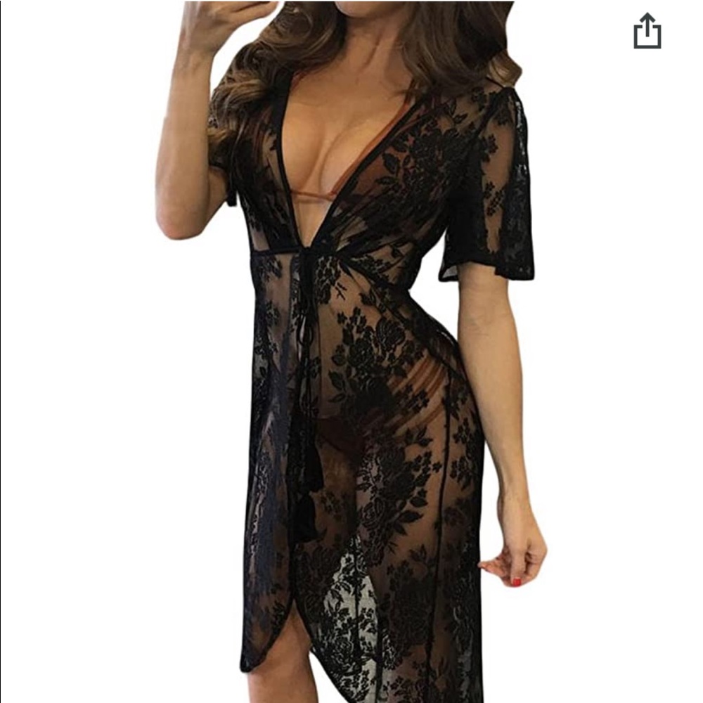 Black Swim Coverup